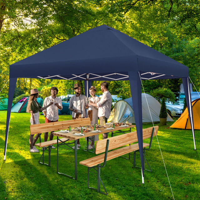 tectake Linosa 3 x 3m Blue Water and UV Resistant Gazebo - Wilko - image 1