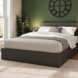 GFW Small Double Grey End Lift Ottoman Bed - Wilko - thumbnail 1