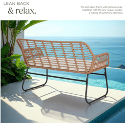 tectake Molfetta 4 Seater XL Brown Weather Safe Garden Furniture Set - Wilko - thumbnail 5