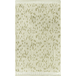Allure Bath Fashions Pop Up Zero Twist Barcode Stripe Sage Green Hand Towel 2 Pack - Size: 50 x 85cm - Wilko - thumbnail 4