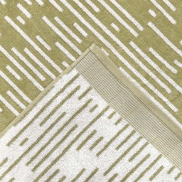 Allure Bath Fashions Pop Up Zero Twist Barcode Stripe Sage Green Hand Towel 2 Pack - Size: 50 x 85cm - Wilko - thumbnail 6