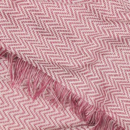 Yard Wisley Pink Herringbone Woven Throw 130 x 180cm - Wilko - thumbnail 3