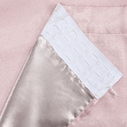Velosso Westwood Blush Pink Curtains 117 x 189cm - Size: W 117 x D 189cm - Wilko - thumbnail 4