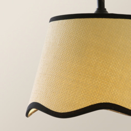 ValueLights Dutton Black Trim Scallop 3 Drop Black Diner Ceiling LED Pendant Light - Size: 123.5 x 98 x 25cm - Wilko - thumbnail 5