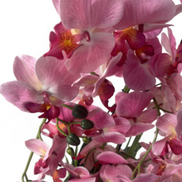 Leaf Pink Orchid Display Artificial Plant in Pot 5ft - Size: 150 x 75 x 75cm - Wilko - thumbnail 6