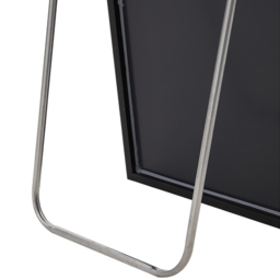 Living and Home Black Slim Full Length Wall Mounted Mirror 150cm - Size: 150 x 40 x 29cm - Cream - Wilko - thumbnail 5