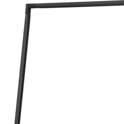Living and Home Black Slim Full Length Wall Mounted Mirror 150cm - Size: 150 x 40 x 29cm - Cream - Wilko - thumbnail 4