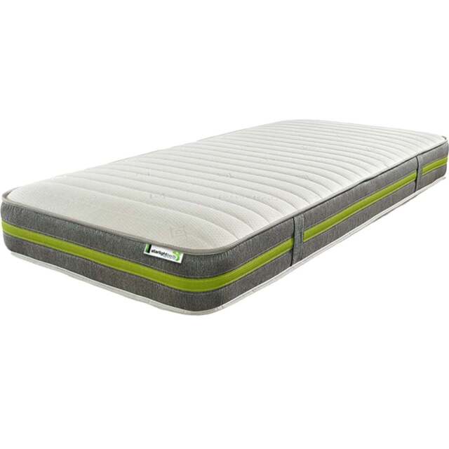 Starlight Beds European Small Single Open Coil Eco Memory Foam Mattress - Green - Wilko - image 1