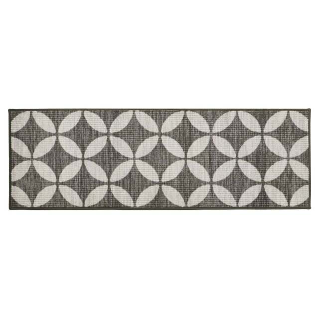 JVL Fiora Pewter Runner 57 x 150cm - Size: 50 x 150cm - Multi - JVL Homewares - Wilko - image 1