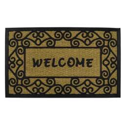 JVL Welcome Woven Tuffscrape Doormat 45 x 75cm - JVL Homewares - Wilko - thumbnail 1