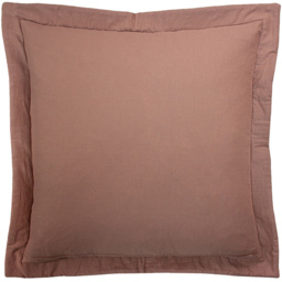 Paoletti Palmeria Blush Quilted Velvet Cushion - Size: 60 x 60 cm - Pink - Wilko - thumbnail 3