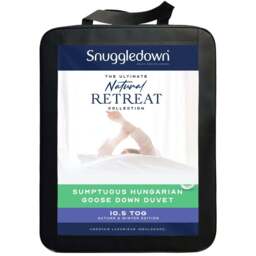 Snuggledown Single White Hungarian Goose Down Duvet 10.5 Tog - Wilko