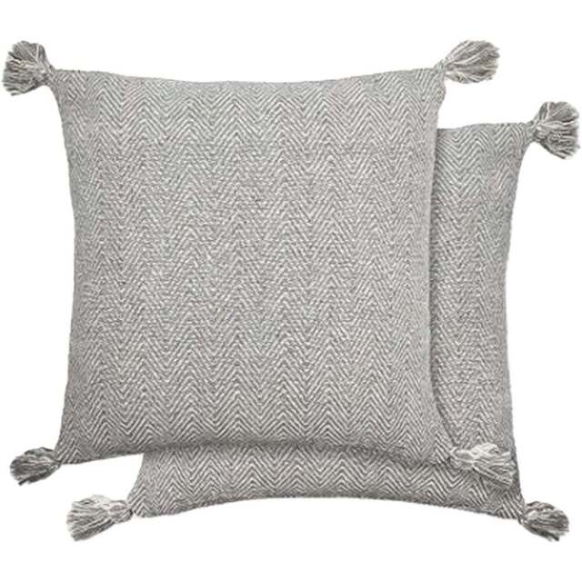 Serene Hartley Grey Cushion Cover - Size: 43 x 43cm - Wilko - image 1
