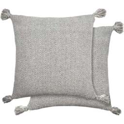 Serene Hartley Grey Cushion Cover - Size: 43 x 43cm - Wilko - thumbnail 1