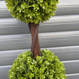 Leaf Green Double Ball Artificial Tree 90cm - Size: 90 x 25 x 25cm - Wilko - thumbnail 4