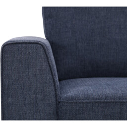 Matilda 3 Seater Blue Sofa - Wilko - thumbnail 4