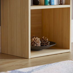 VIDA DESIGNS Oxford Oak 4 Shelf Cube Bookcase - Brown - Wilko - thumbnail 7