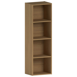 VIDA DESIGNS Oxford Oak 4 Shelf Cube Bookcase - Brown - Wilko - thumbnail 3