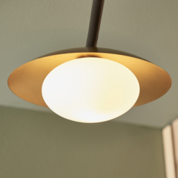 Merano Tivoli Gold and Dark Bronze 3 Light Ceiling Semi Flush - Size: 59 x 59 x 23.3cm - Wilko - thumbnail 7