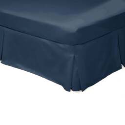 Serene Single Navy Platform Valance - Blue - Wilko - thumbnail 1