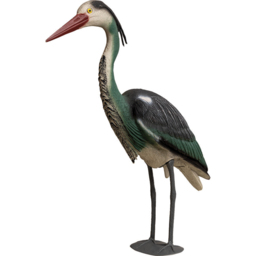 St Helens Decoy Heron Bird for Scaring Ornament - Size: 200x0x0cm - Grey - Wilko - thumbnail 1