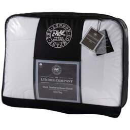 The Lyndon Company King Size Natural Duck Feather and Down Duvet 10.5 Tog - White - Wilko - thumbnail 1