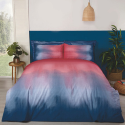 Rapport Home Ombre King Size Red Duvet Set - Wilko - thumbnail 1