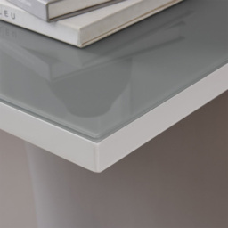 Furniture Box Lucia Grey and White Halo Console Table - Size: 120 x 40 x 80cm - Multi - Furniturebox - Wilko - thumbnail 6