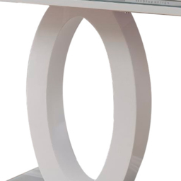 Furniture Box Lucia Grey and White Halo Console Table - Size: 120 x 40 x 80cm - Multi - Furniturebox - Wilko - thumbnail 4