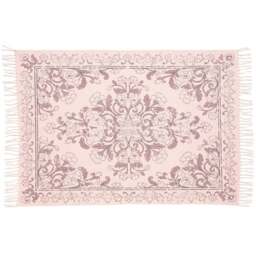 Esselle Home Kew Mauve Antique Print Rug with Tassel 160 x 230cm - Size: 230 x 160 x 1cm - Cream - Wilko - thumbnail 1