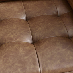 Julian Bowen Henley 2 Seater Brown Faux Leather Sofa - Wilko - thumbnail 6