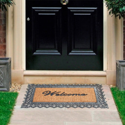 Coco & Coir Jasmin Welcome Coir Door Mat 45 x 75cm - n/a - Coco & Coir ® - Wilko - thumbnail 3