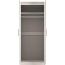 Crowndale Knightsbridge 2 Door Kashmir Gloss Wardrobe Ready Assembled - Kashmir Gloss & Kashmir - Wilko - thumbnail 6