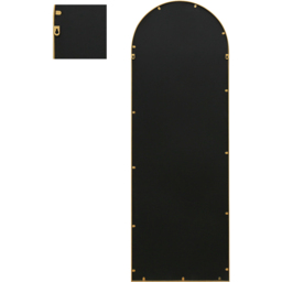 MirrorOutlet The Arcus Gold Framed Arched Leaner Garden Wall Mirror 170 x 60cm - Size: 170 x 60 x 3cm - Wilko - thumbnail 5