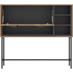 Furniture To Go Arundel Single Door 4 Shelf Oak Sideboard - Brown - Wilko - thumbnail 4