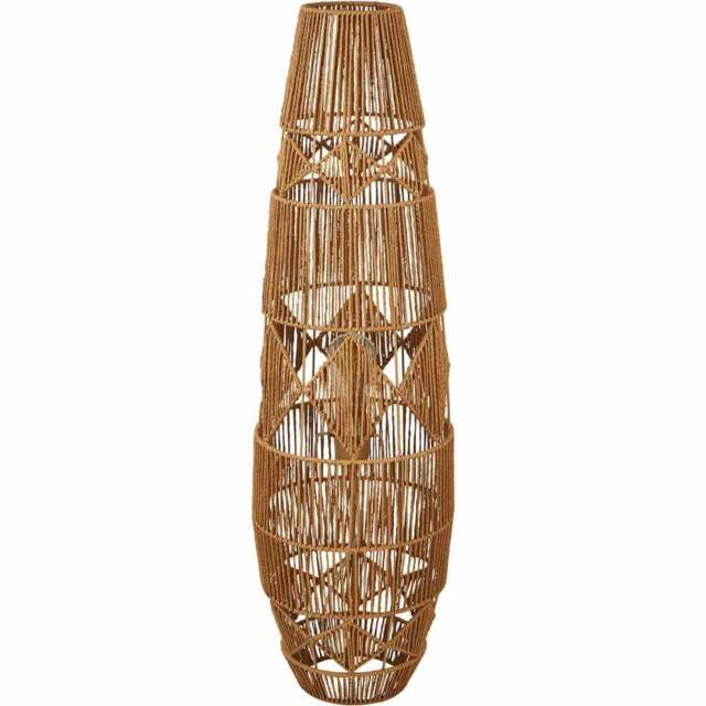 Lighting Collection White Tapered Shade - Size: 90 x 27 x 27cm - Brown - Wilko - image 1