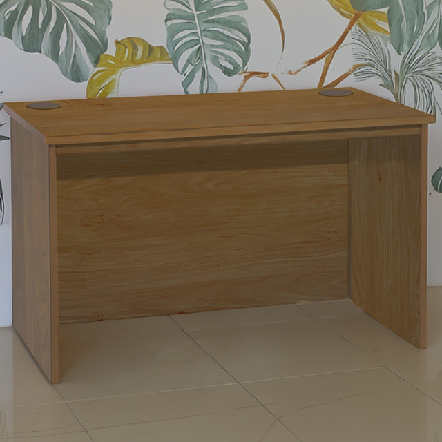 R White Cabinets Large Home Office Desk Brown - Size: 72.8 x 120 x 70cm - Wilko - image 1