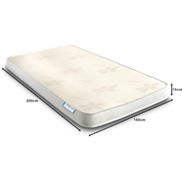 The Foam People European King Size All Reflex Foam Firm Mattress with Stress Free Top Panel - White - Wilko - thumbnail 6