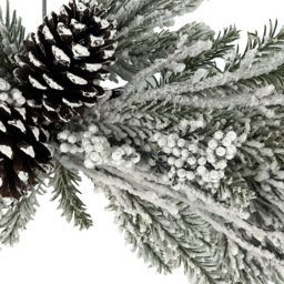 Frosted Snowberry SwagWhite and Green - Wilko - thumbnail 4