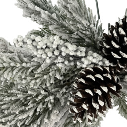Frosted Snowberry SwagWhite and Green - Wilko - thumbnail 3