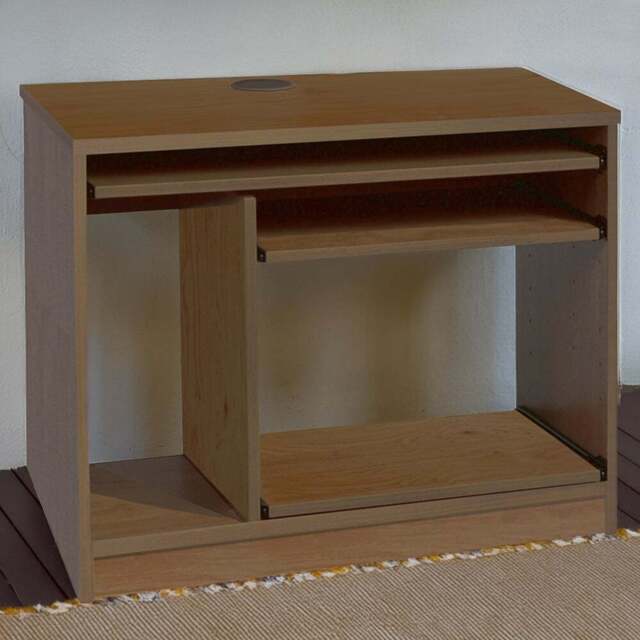 R White Cabinets Computer Desk Brown - Size: 72.8 x 85 x 54cm - Wilko - image 1