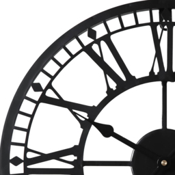 EOS Black Skeleton Wall Clock with Roman Numerals 40cm - Size: 40 x 40 x 2cm - Home Garden Direct - Wilko - thumbnail 5