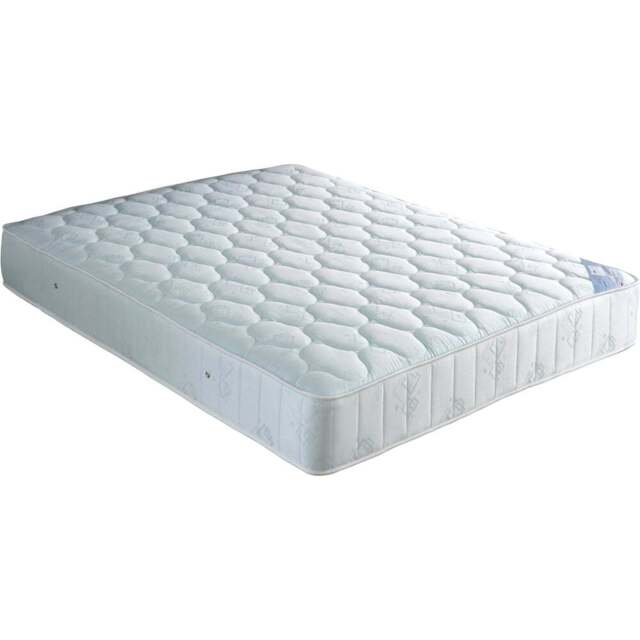 Emperor Super King Coil Sprung Orthopaedic Mattress - White - Bedmaster - Wilko - image 1