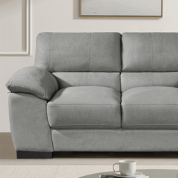 Artemis Home Mellette 2 Seater Grey Fabric Sofa - Wilko - thumbnail 3