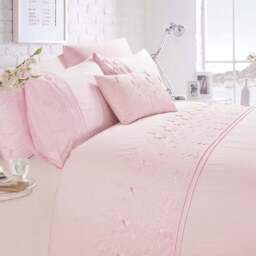 Rapport Home Papillon Single Blush Duvet Set - Pink - Wilko