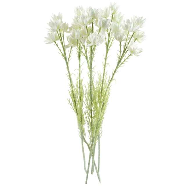 Leaf 30 White Starflower Artificial Stem Flowers 60cm 6 Pack - Size: 60 x 8 x 8cm - Wilko - image 1