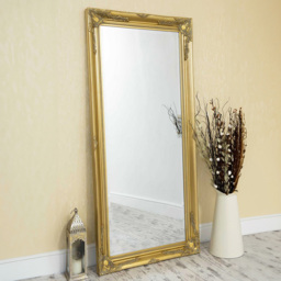 Buxton Gold Leaner Wall Mirror 170 x 79cm - MirrorOutlet - Wilko - thumbnail 3