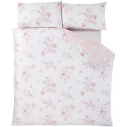 Rapport Home PH Sadie King Size Rose Pink Duvet Set - Wilko - thumbnail 3
