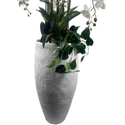 Leaf White Orchid Display Artificial Plant in Pot 5ft - Size: 150 x 80 x 80cm - Pink - Wilko - thumbnail 6