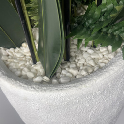 Leaf White Orchid Display Artificial Plant in Pot 5ft - Size: 150 x 80 x 80cm - Pink - Wilko - thumbnail 7